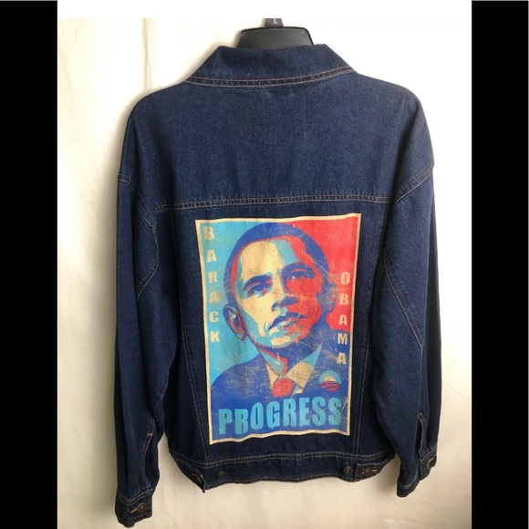 Mountain Club Other - Barrack Obama Denim Jacket Mountain Club Sz M